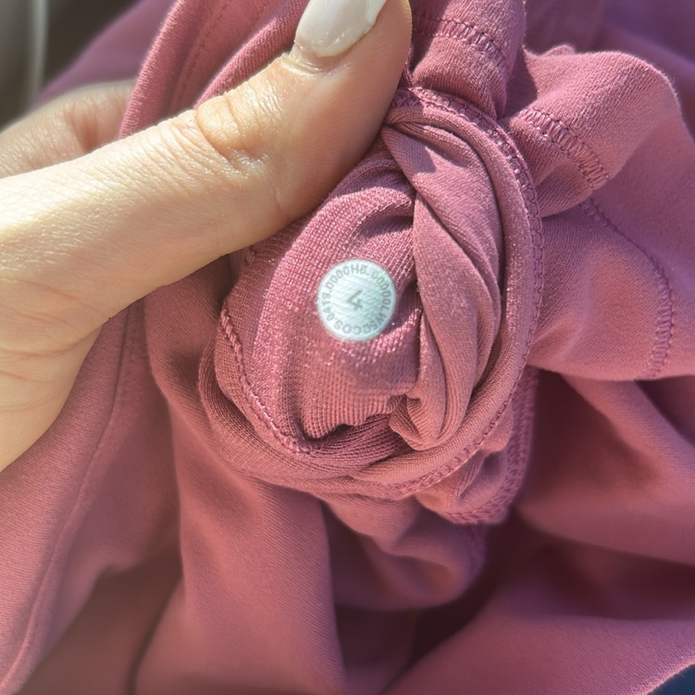 Lululemon Align Pant Leggings 28" Wrap Waist High Waisted Moss Rose Pink - Picture 6 of 6